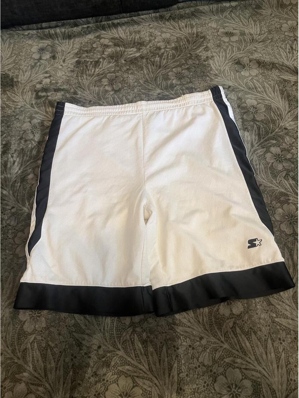 Starter Men's White and Cream Shorts